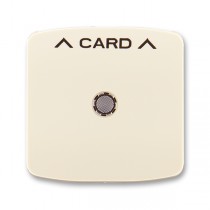 3559A-A00700 C  Kryt spínače kartového, s čirým průzorem, s potiskem, slonová kost